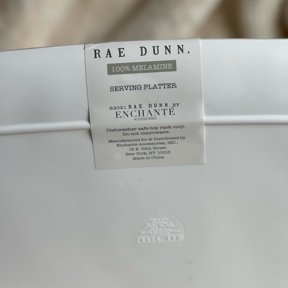 🤍🥰“Let’s Eat.” Rae Dunn serving platter - Picture 2 of 2